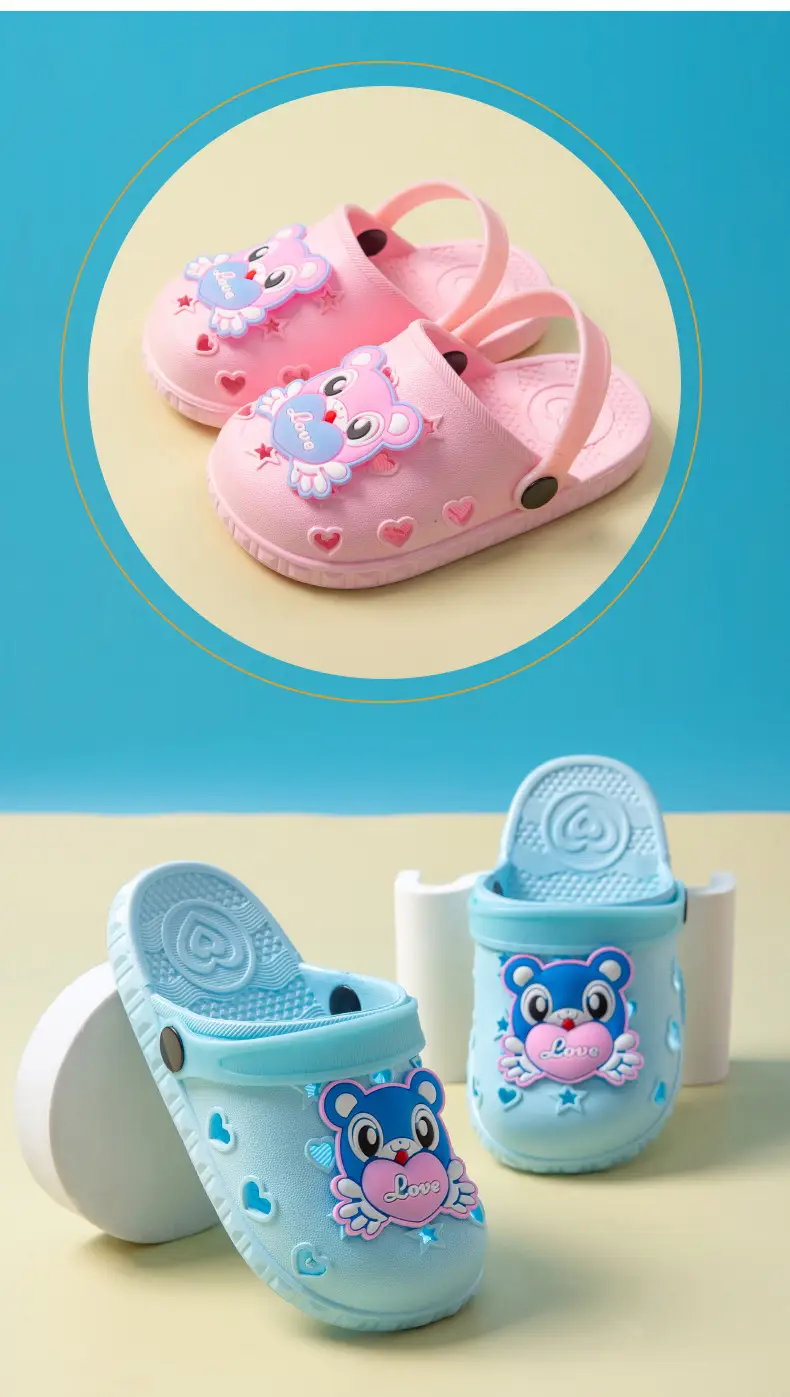 Cute Cartoon Baby Slippers Pink Anti-Slip Soft Bottom — feature 31