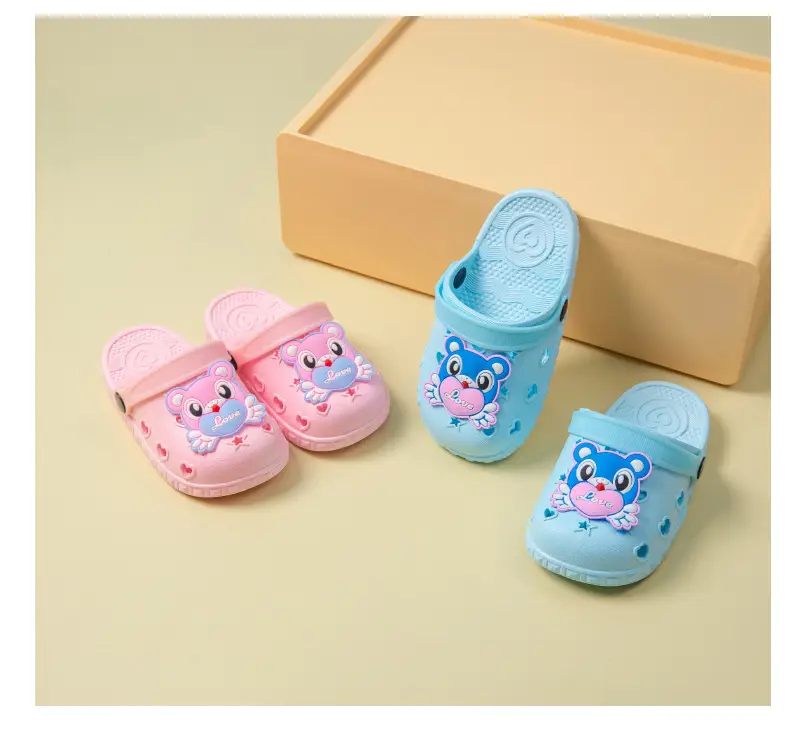 Cute Cartoon Baby Slippers Pink Anti-Slip Soft Bottom — feature 33