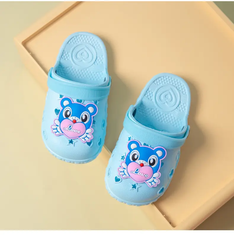 Cute Cartoon Baby Slippers Pink Anti-Slip Soft Bottom — feature 34