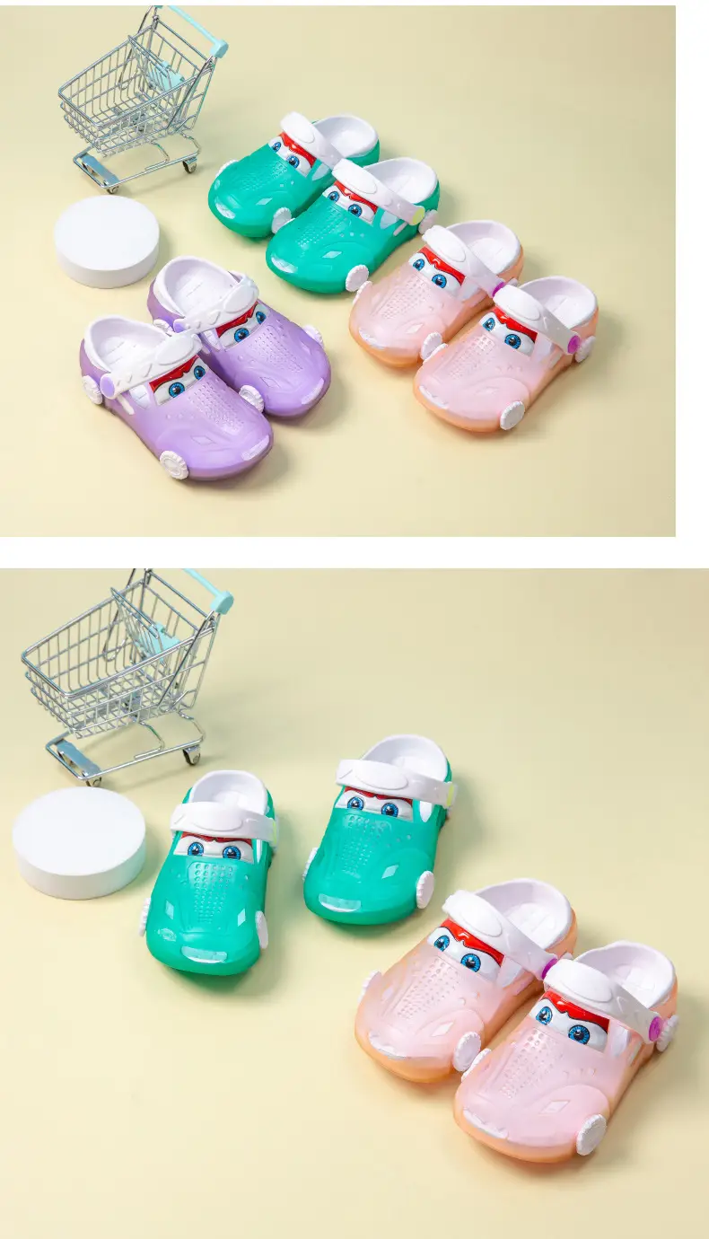 Cute Cartoon Baby Slippers Pink Anti-Slip Soft Bottom — feature 39