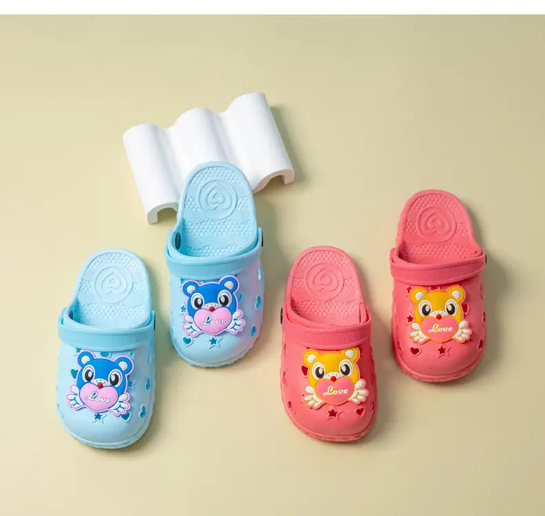 Cute Cartoon Baby Slippers Pink Anti-Slip Soft Bottom — feature 42