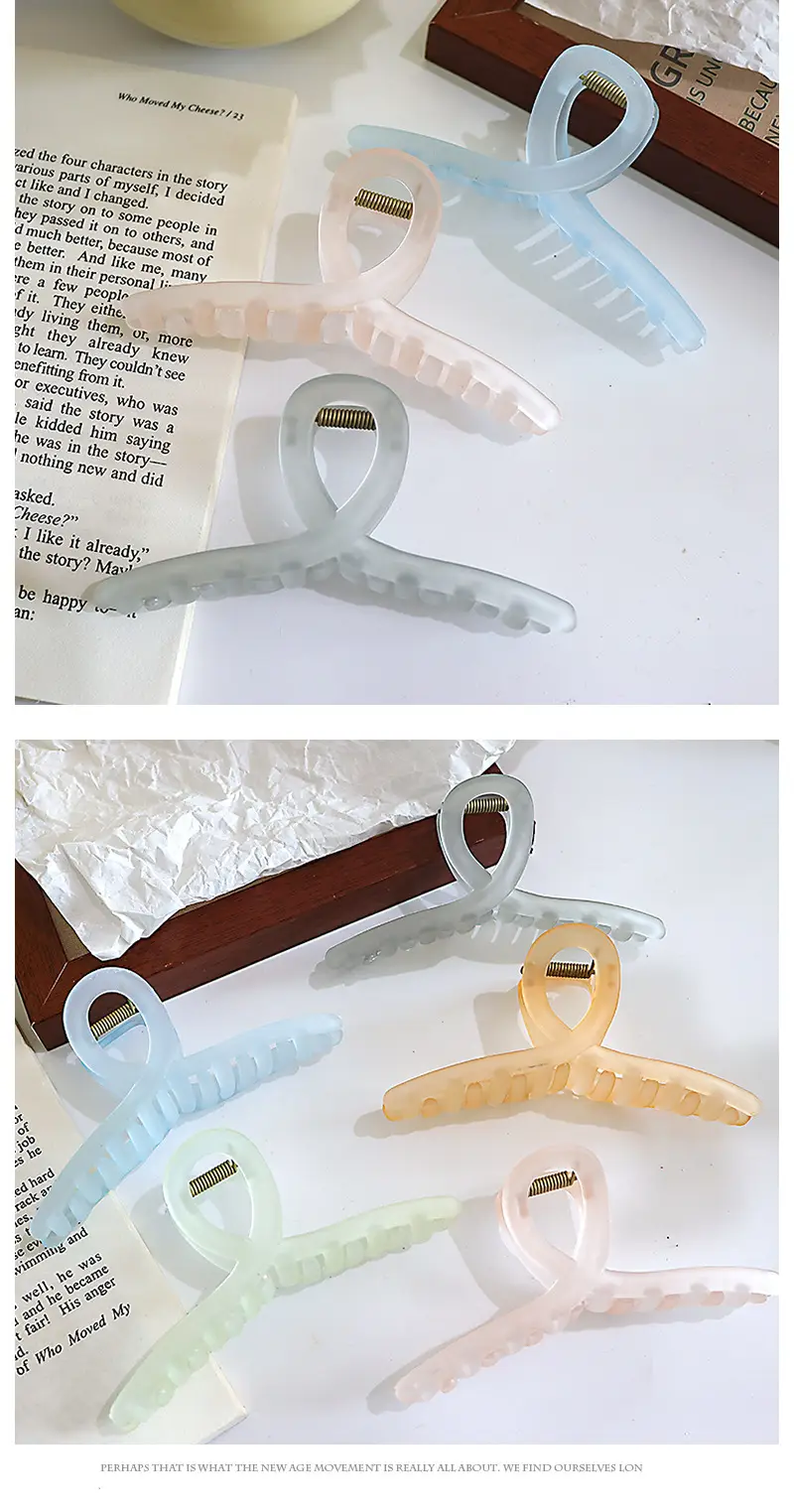 Jelly Shark Hair Clips 13cm Multi-Color Large Female — feature 4