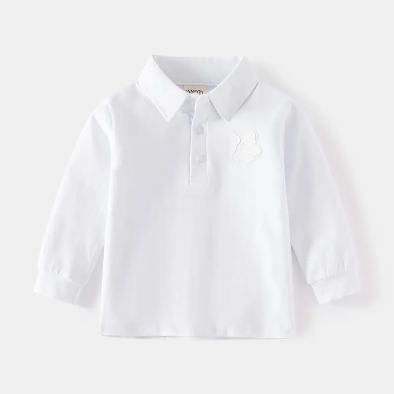 White Boys Polo T-Shirt 2023 New Dropshipping - Image 2