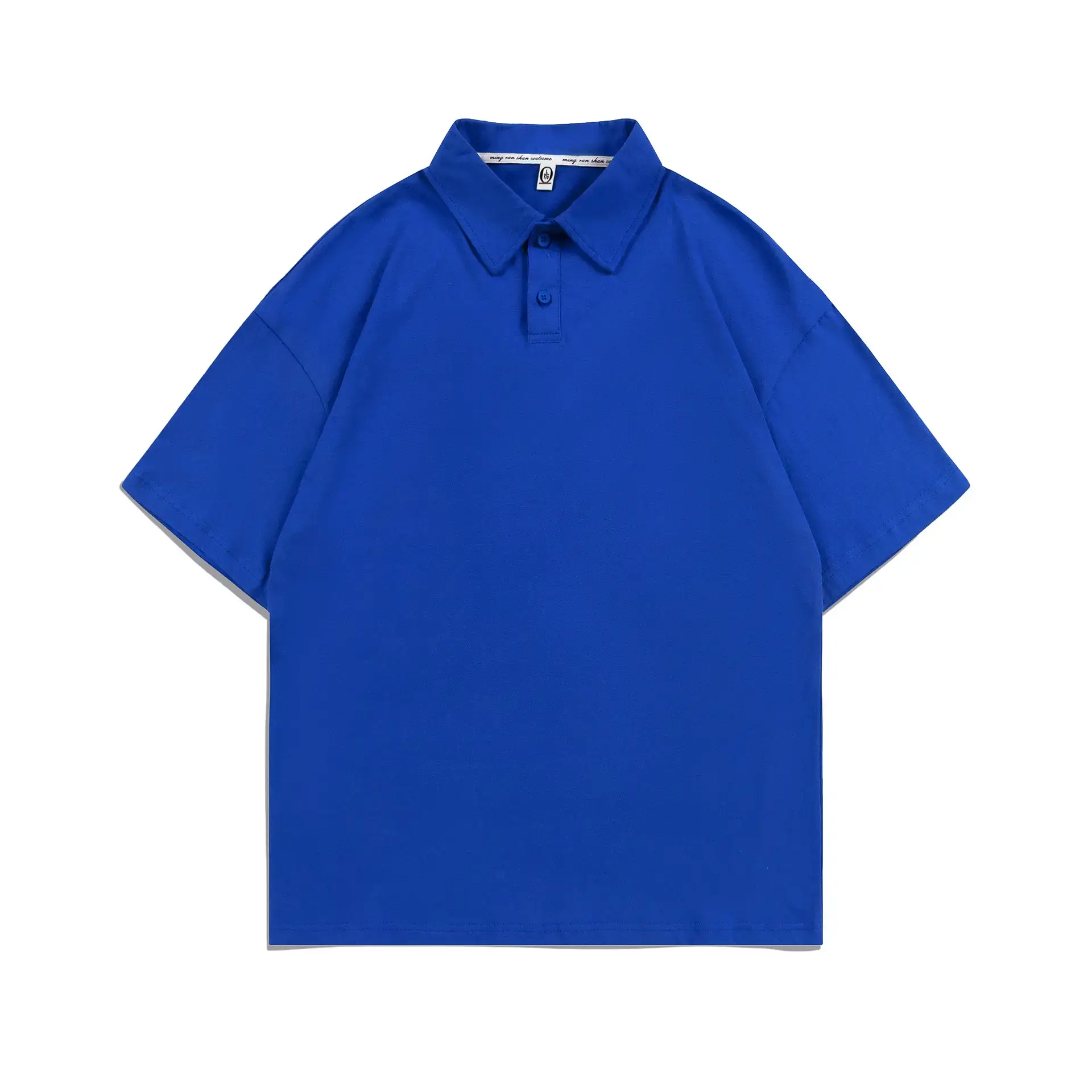 Men's Brown Pure Cotton Polo Shirt Loose Fit - Image 16