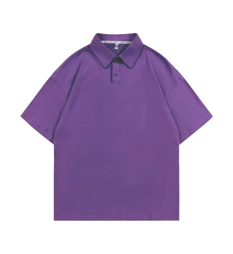 Men's Brown Pure Cotton Polo Shirt Loose Fit - Image 17
