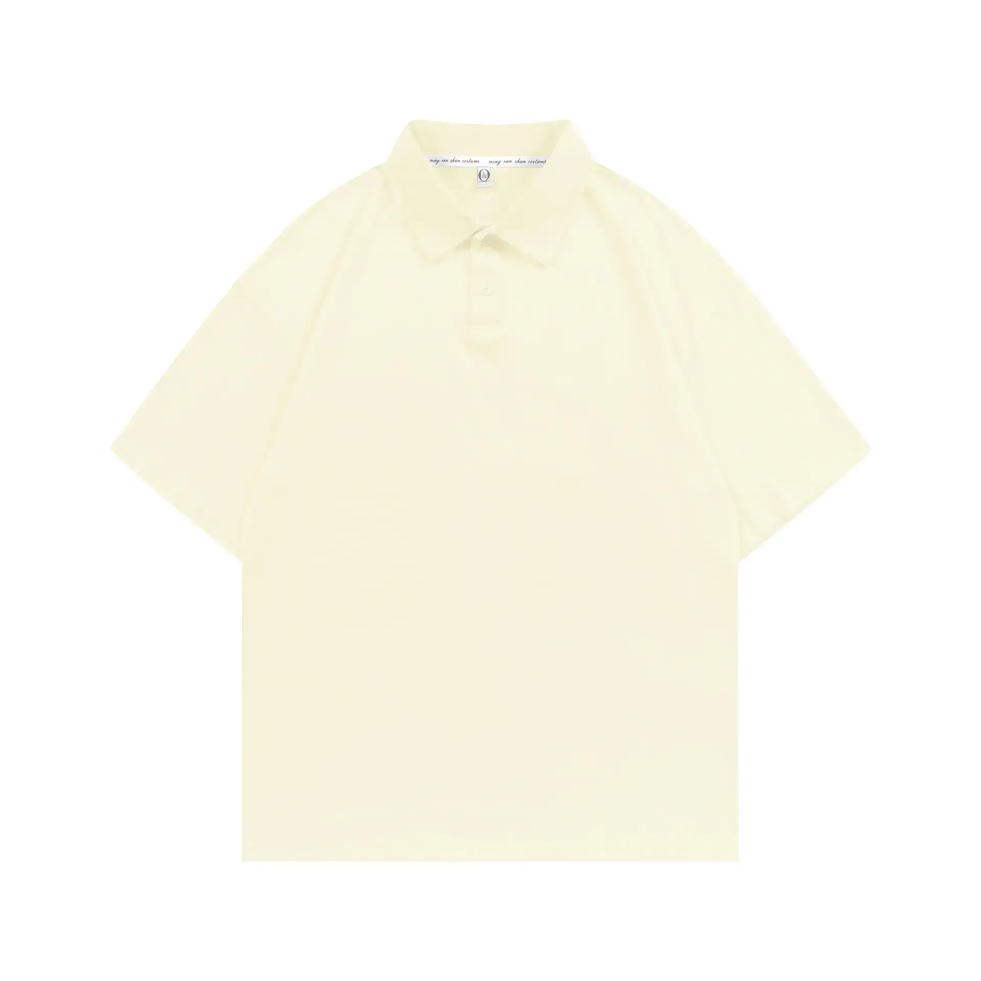 Men's Brown Pure Cotton Polo Shirt Loose Fit - Image 2