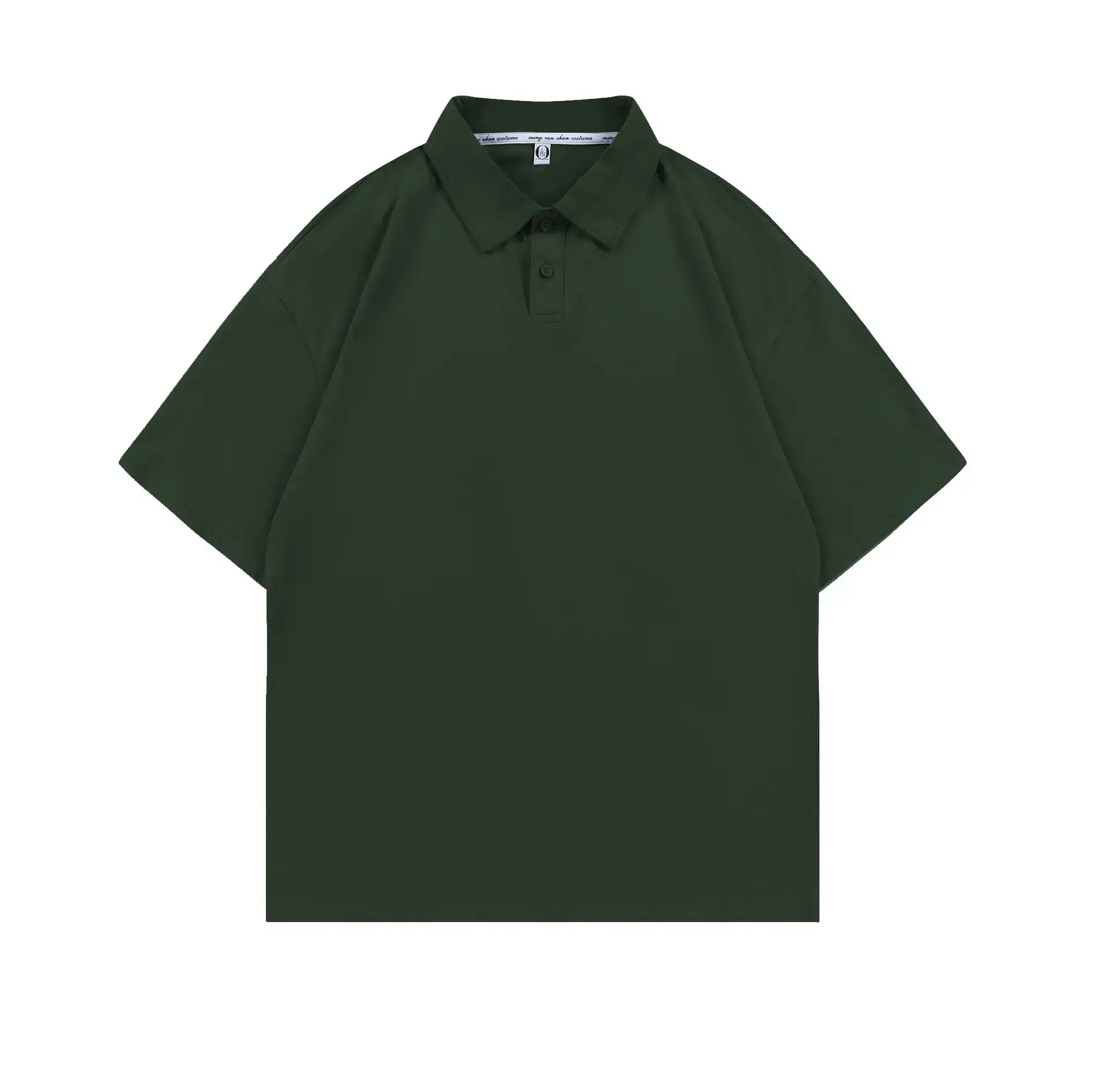 Men's Brown Pure Cotton Polo Shirt Loose Fit - Image 20