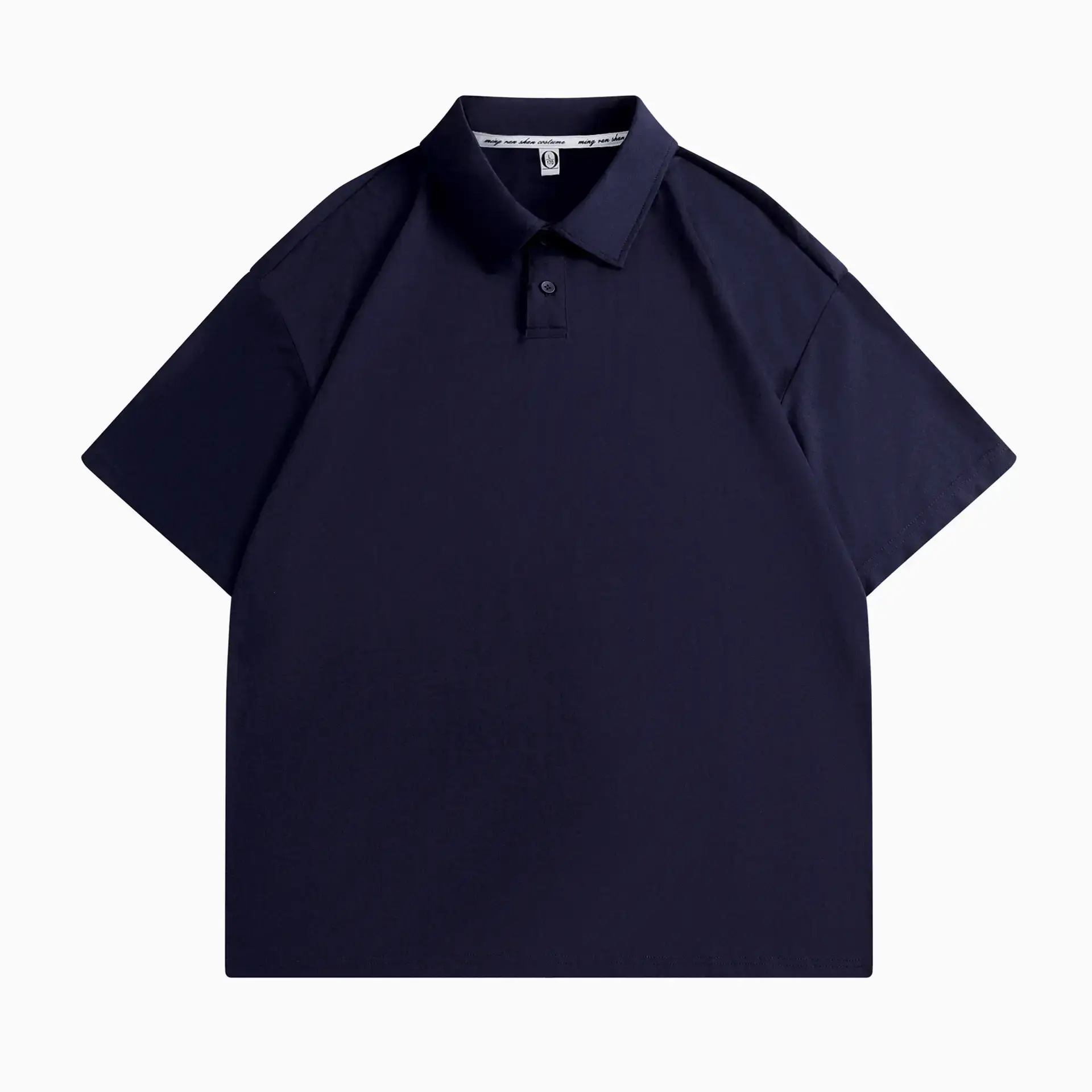 Men's Brown Pure Cotton Polo Shirt Loose Fit - Image 21