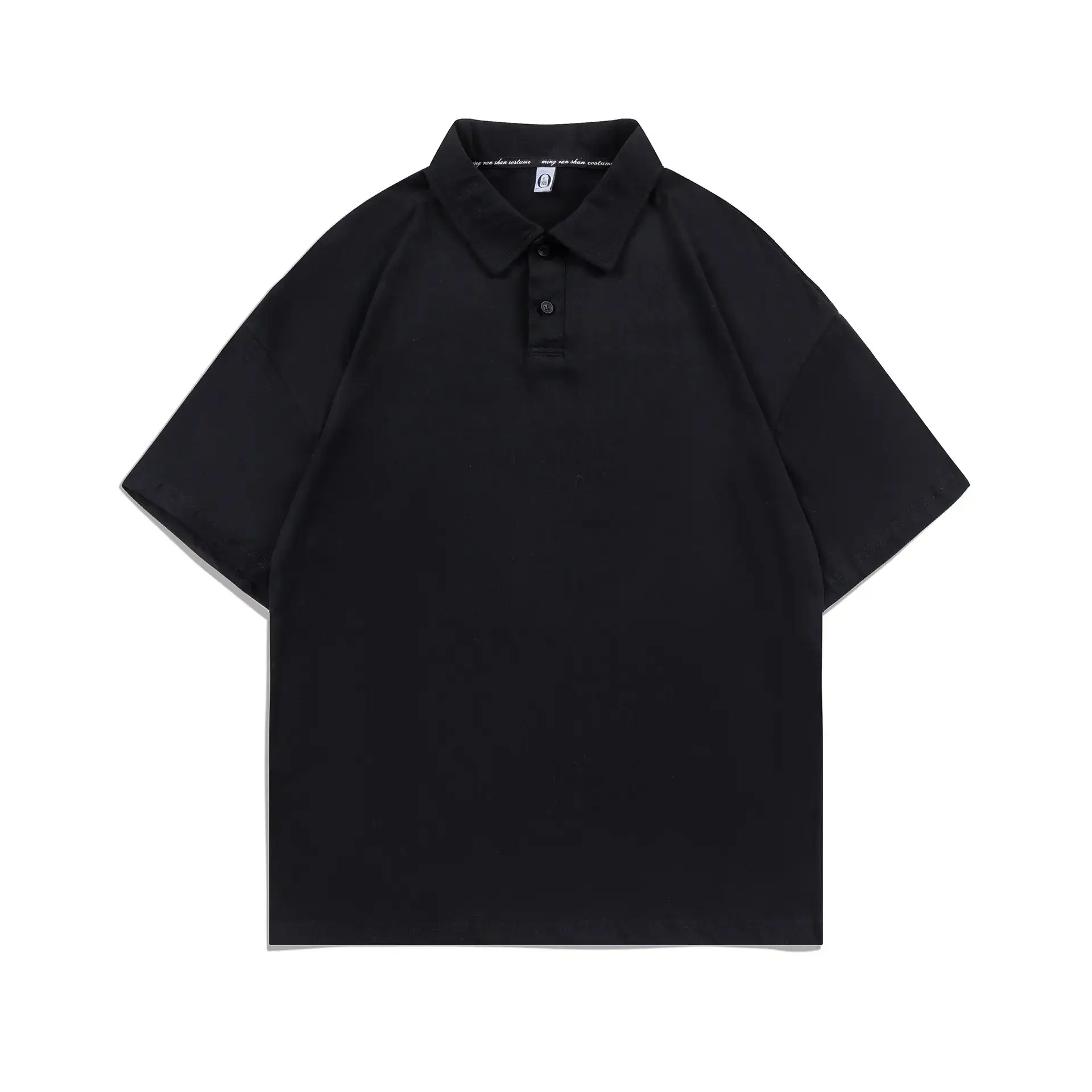 Men's Brown Pure Cotton Polo Shirt Loose Fit - Image 22