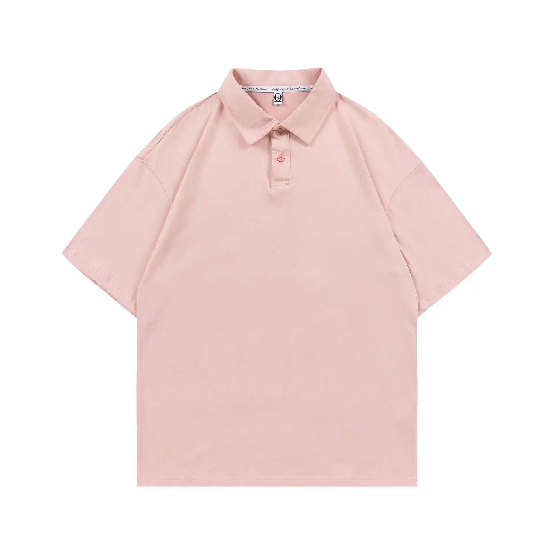 Men's Brown Pure Cotton Polo Shirt Loose Fit - Image 5