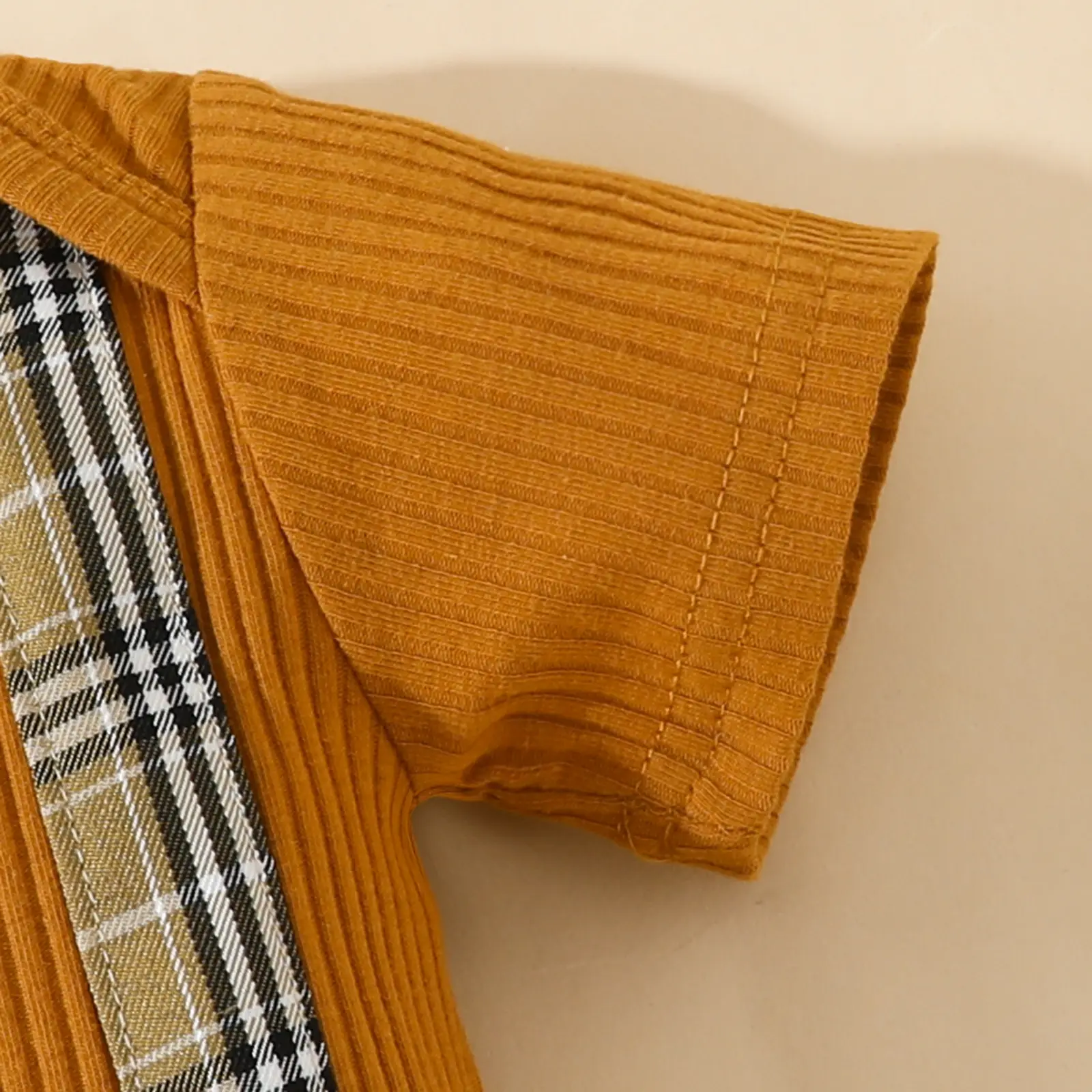 2023 Baby Boy Summer Plaid Shorts Set — feature 4