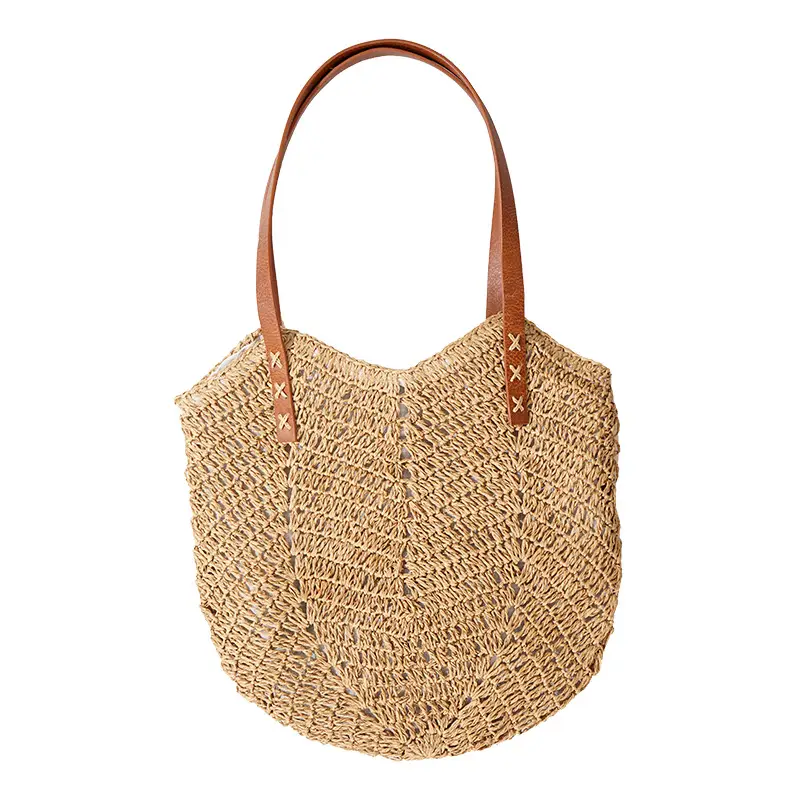 Women's Straw Crossbody Bag Large Capacity Retro Ins Style - Image 7