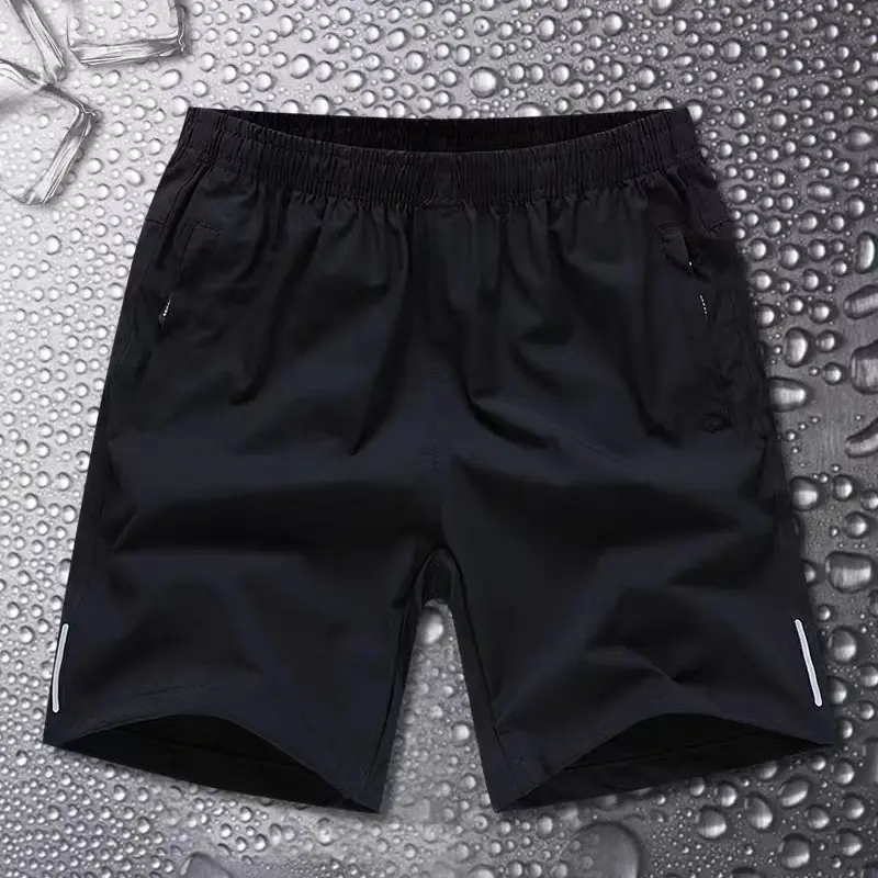 Men's Black Quick-Drying Casual Shorts - Image 5