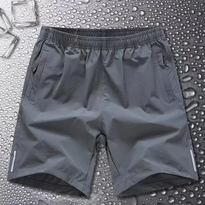 Men's Black Quick-Drying Casual Shorts - Image 2