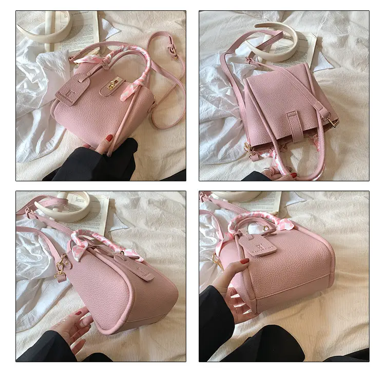 Pink Leather Shoulder Bag for Women 2024 — feature 6