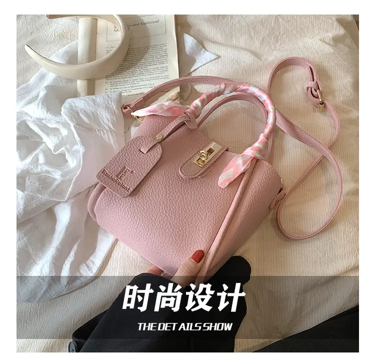 Pink Leather Shoulder Bag for Women 2024 — feature 7