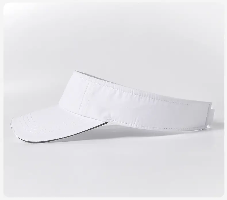 Men's Black UV Visor Hat Adjustable Strap — feature 12