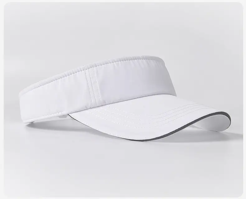 Men's Black UV Visor Hat Adjustable Strap — feature 13