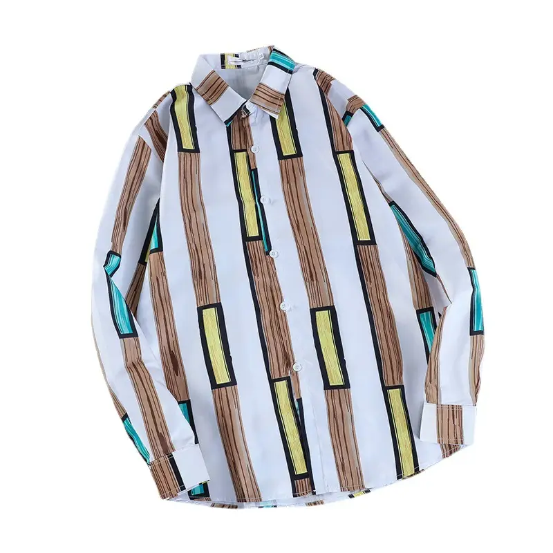 New Style Striped Long Sleeve Shirt for Men - Image 14