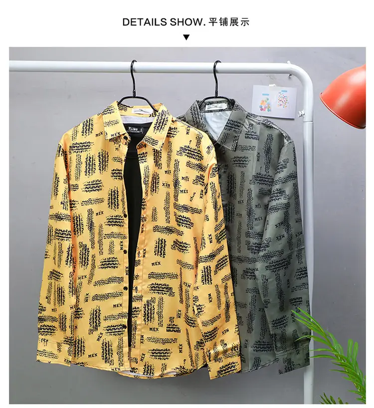 New Style Striped Long Sleeve Shirt for Men — feature 10