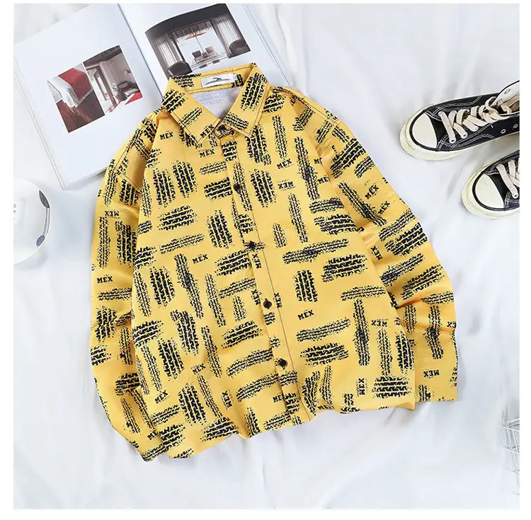 New Style Striped Long Sleeve Shirt for Men — feature 12