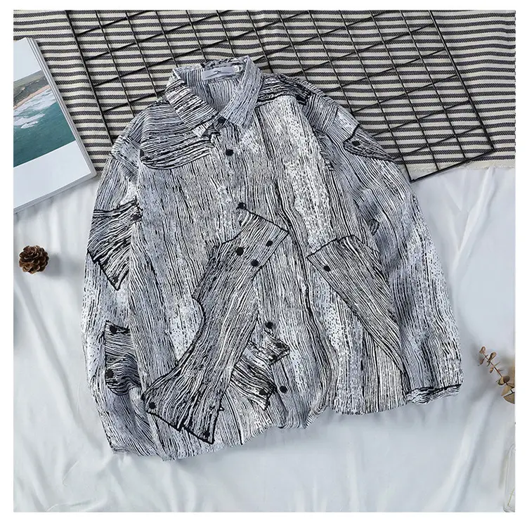 New Style Striped Long Sleeve Shirt for Men — feature 15