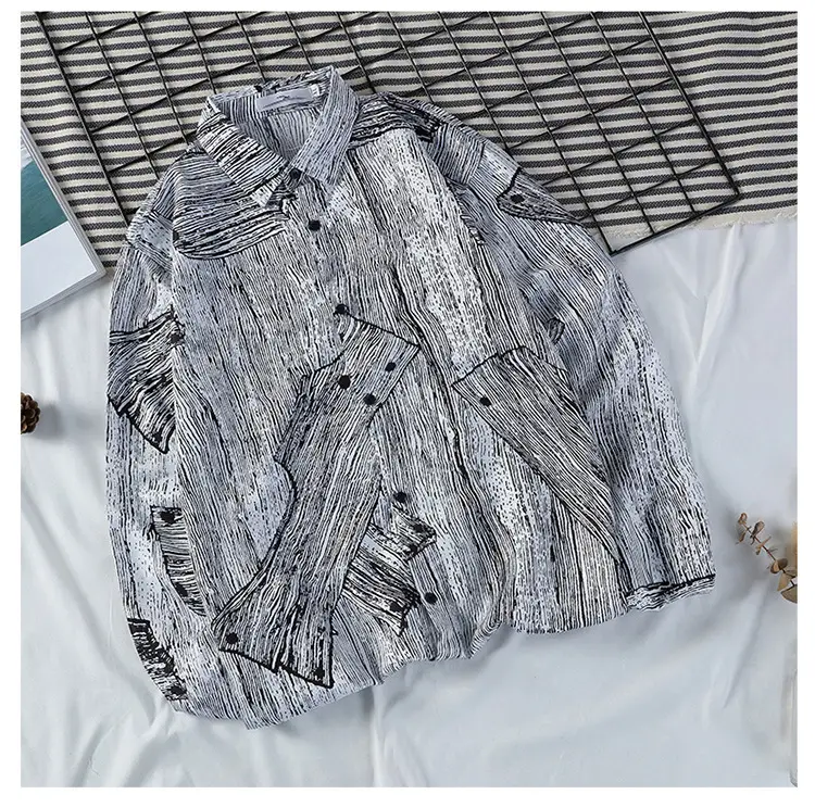 New Style Striped Long Sleeve Shirt for Men — feature 16