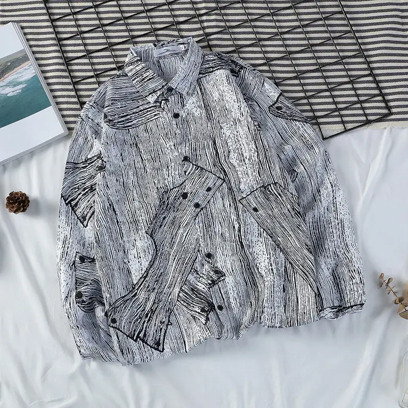 New Style Striped Long Sleeve Shirt for Men - Image 4