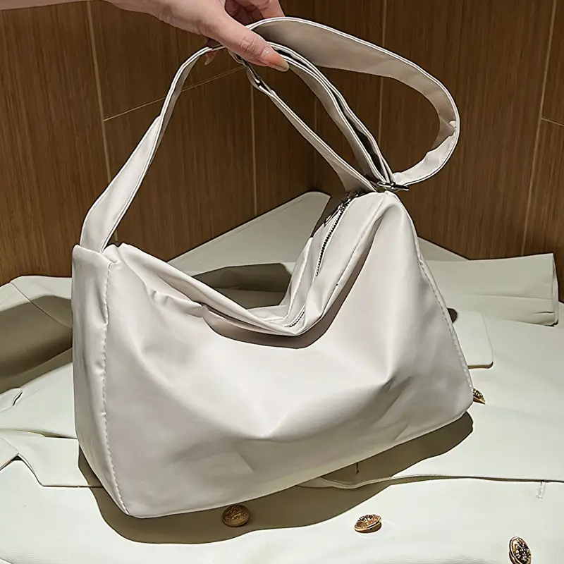 Black Leather Shoulder Bag for Women 2023 Spring Summer - Image 7