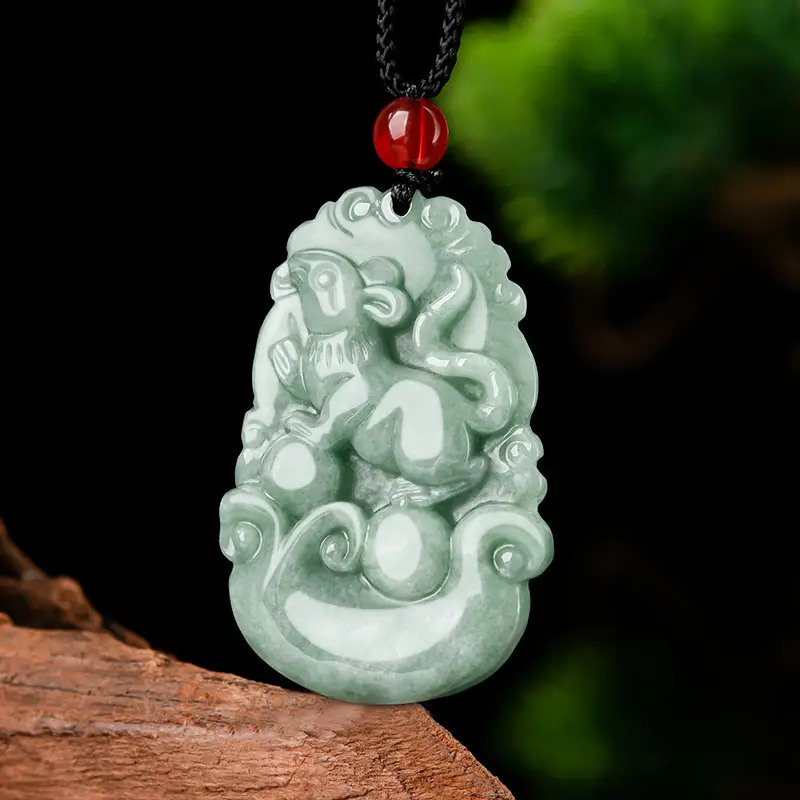 Jade Pendant with Zodiac Design for Men - Image 12