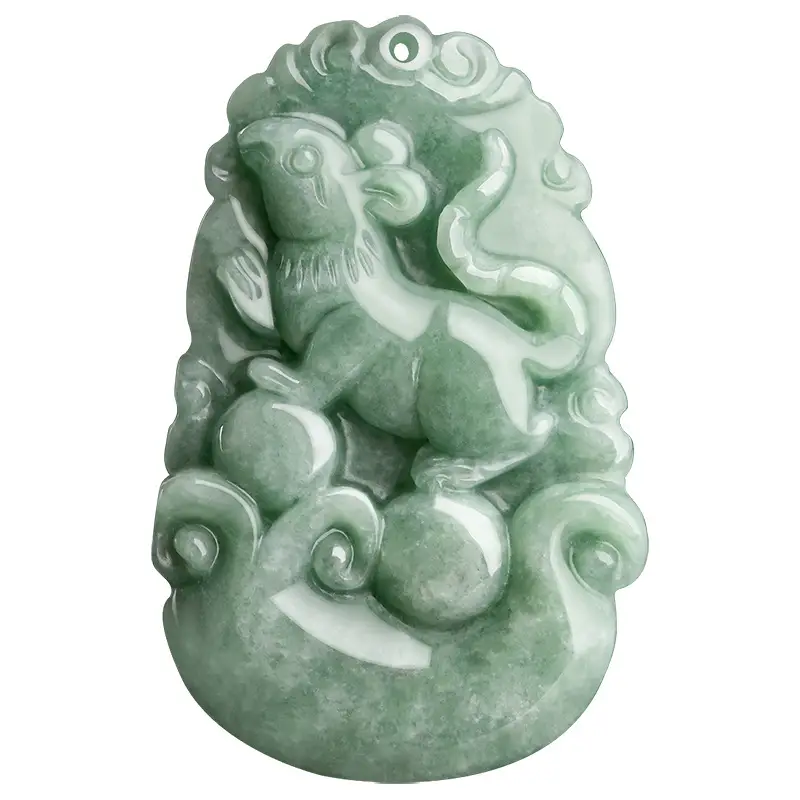 Jade Pendant with Zodiac Design for Men - Image 15