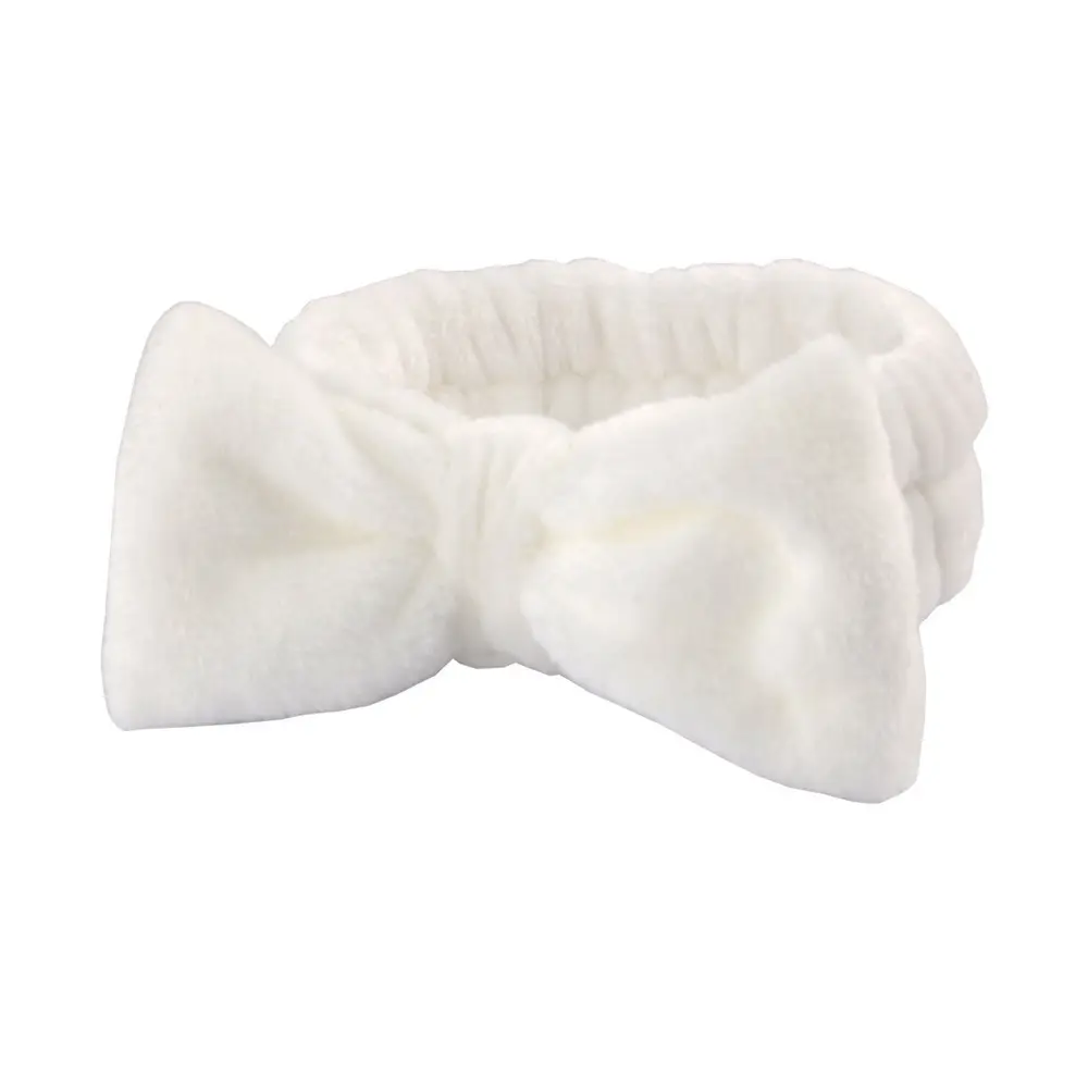 39# white-bow hair band