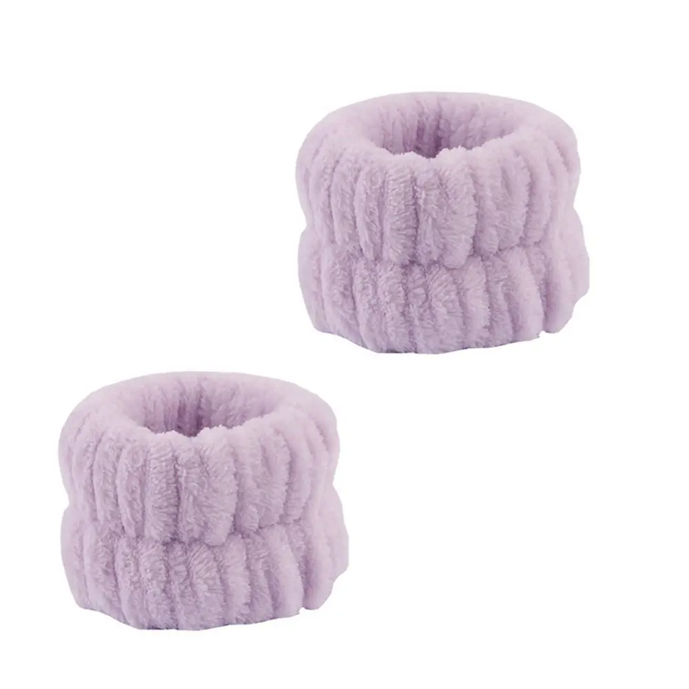 White Fleece Bow Hair Bands for Women - Image 31