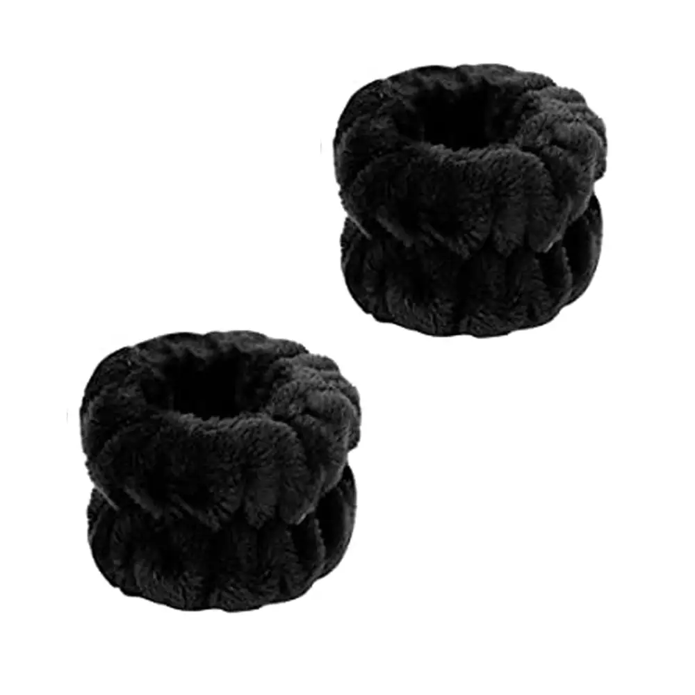 White Fleece Bow Hair Bands for Women - Image 35