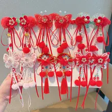 Princess Bow Hairpin for Girls Red Black Pink — feature 13