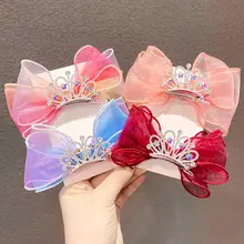 Princess Bow Hairpin for Girls Red Black Pink — feature 23