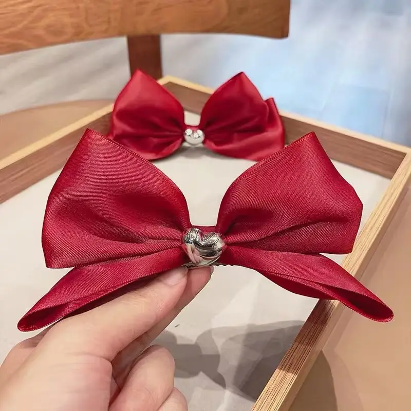 Large Love Red Bow