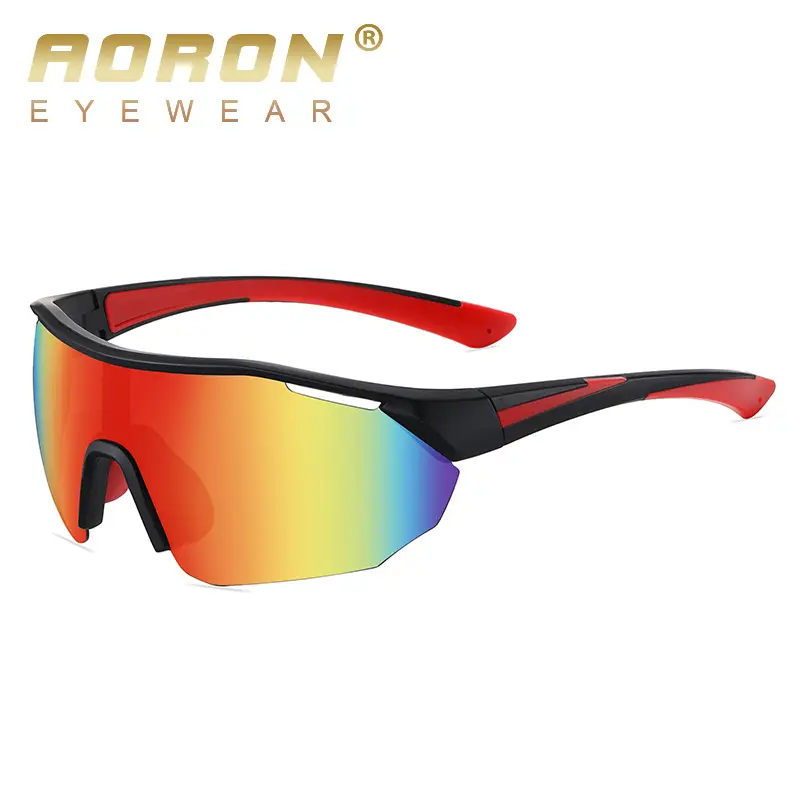 European & American Polarized Sports Sunglasses with Colorful Film