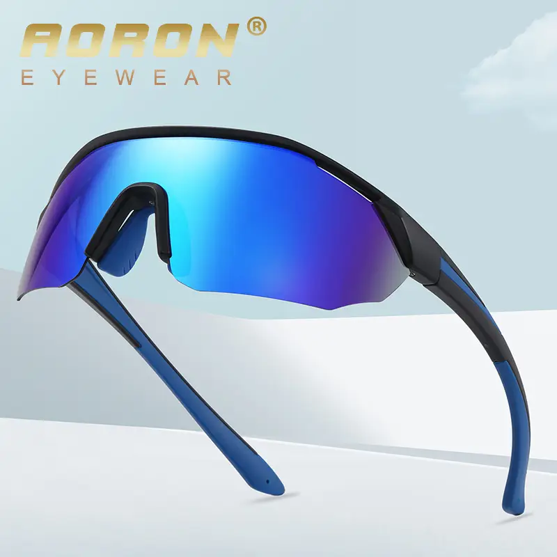 European & American Polarized Sports Sunglasses with Colorful Film