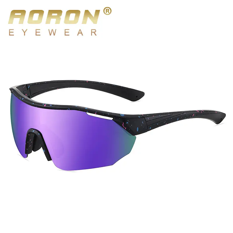 European & American Polarized Sports Sunglasses with Colorful Film