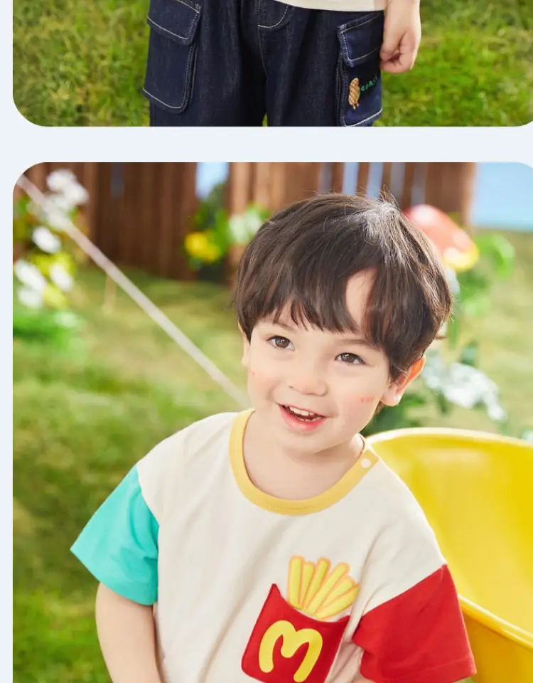 Dudujia Boys Blue Cartoon T-Shirt Summer — feature 19