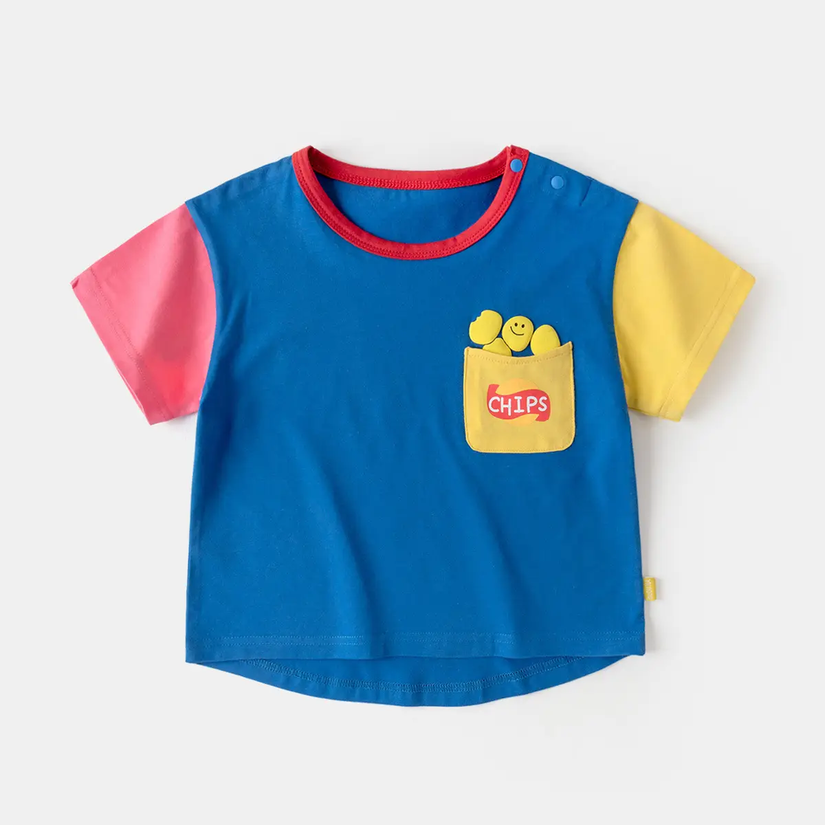 Dudujia Boys Blue Cartoon T-Shirt Summer - Image 2