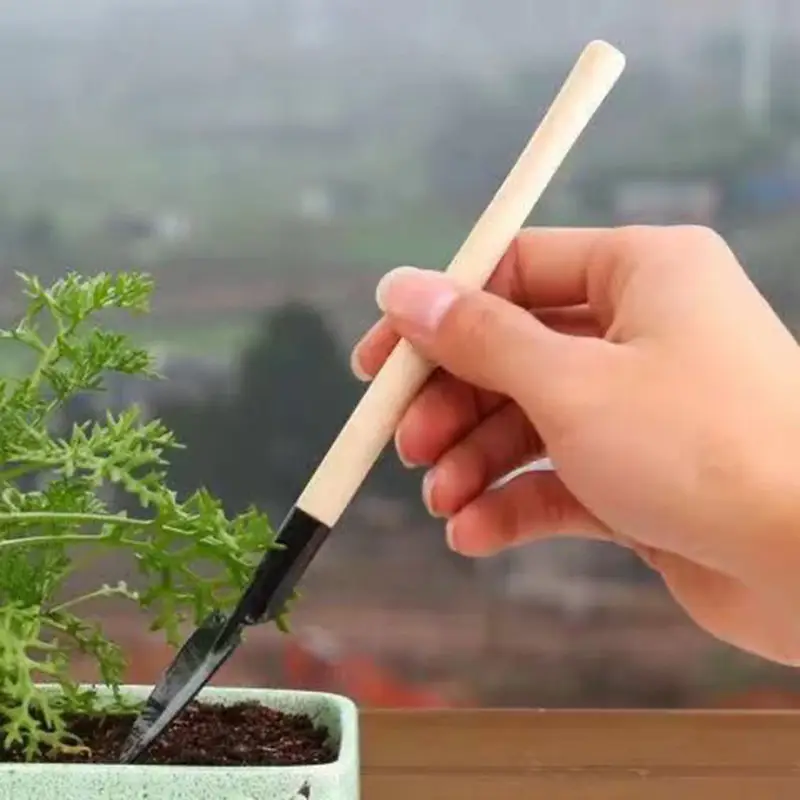 Three-Piece Mini Gardening Tool Set: Small Shovel/Rake/Spade for Planting Flowers and Succulents — feature 10