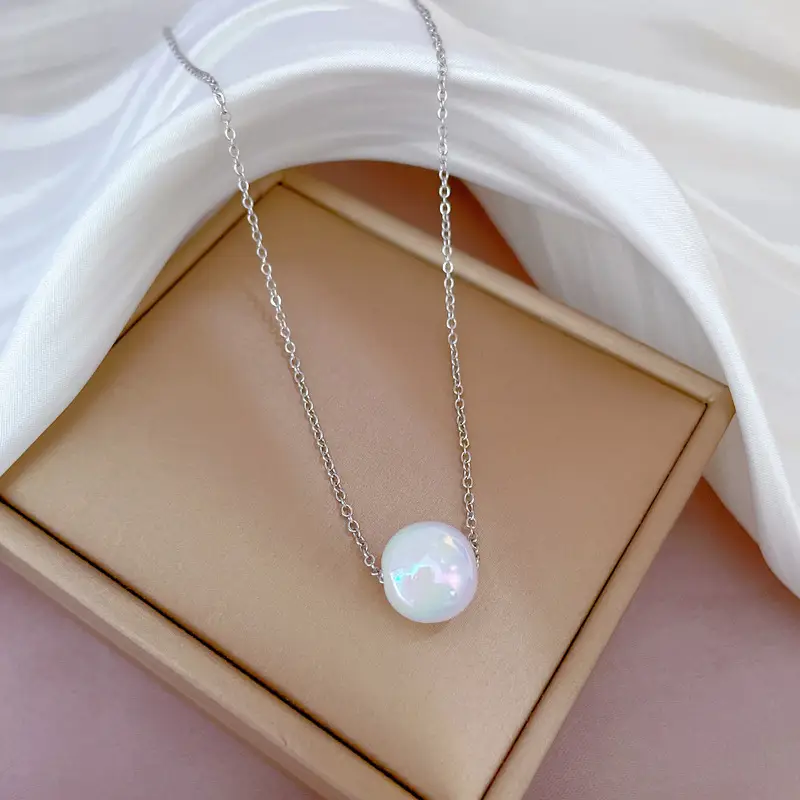 Heart Shaped Gold Necklace for Women Wedding Clavicle Chain — feature 28
