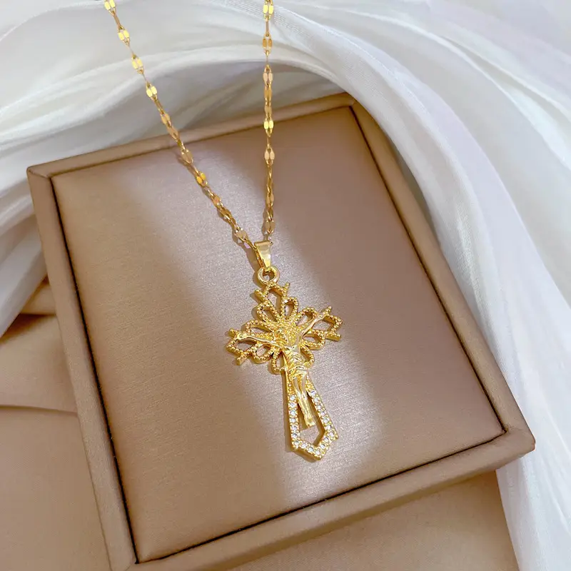 Heart Shaped Gold Necklace for Women Wedding Clavicle Chain - Image 21