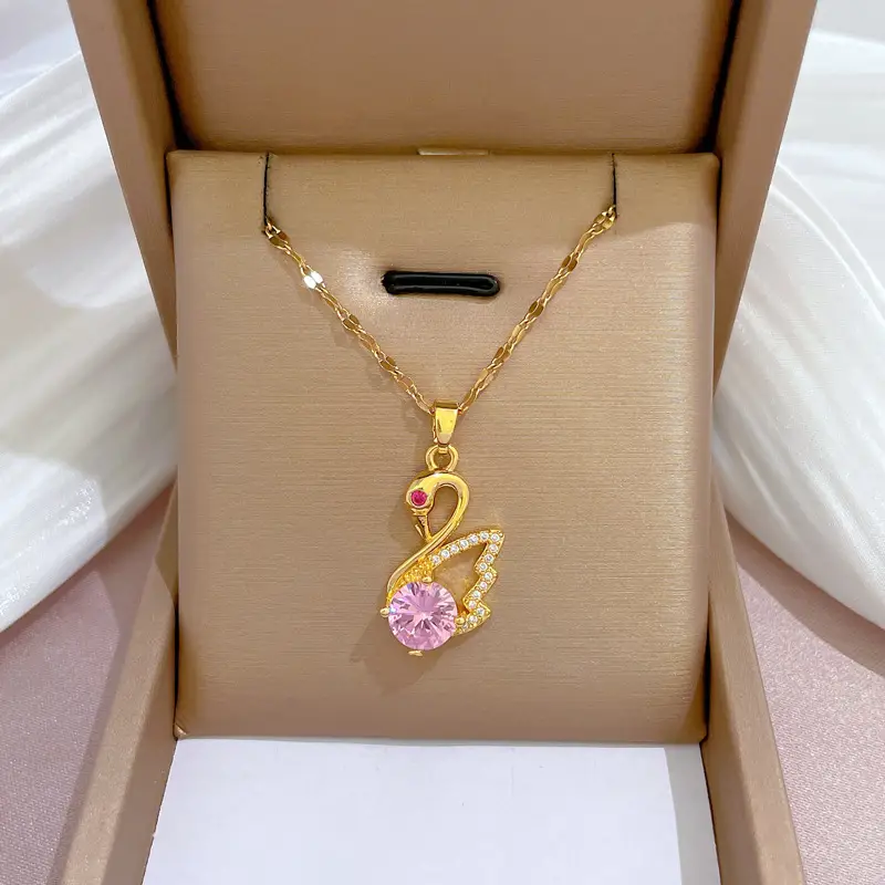 Heart Shaped Gold Necklace for Women Wedding Clavicle Chain - Image 41