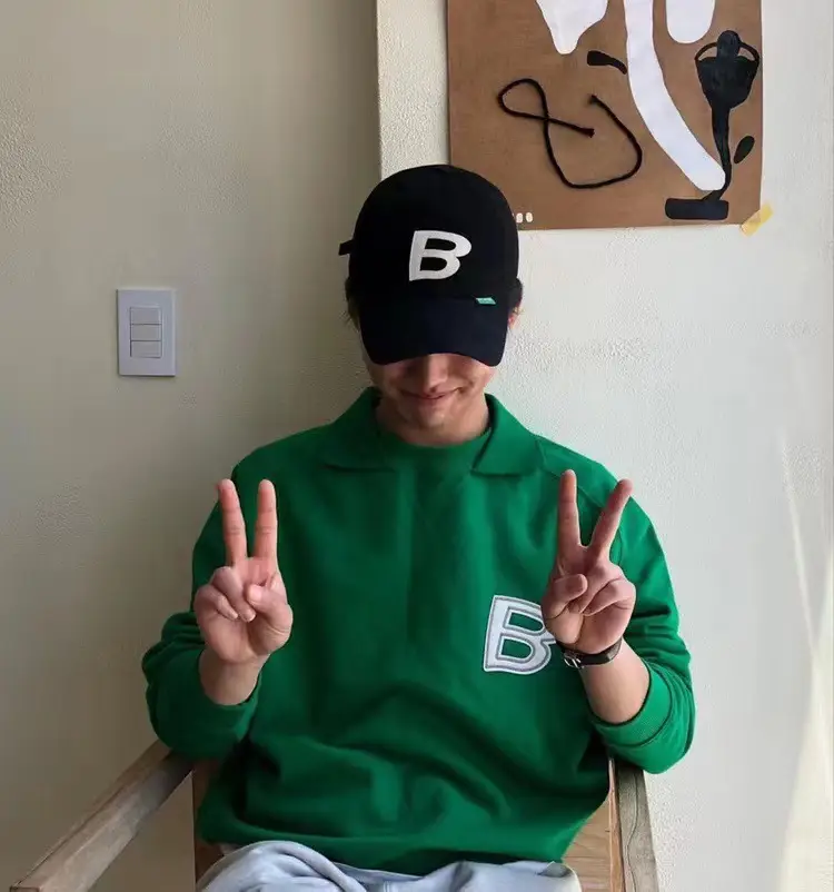 Men Logo B Cap Sunshade Set of 6 - Image 8