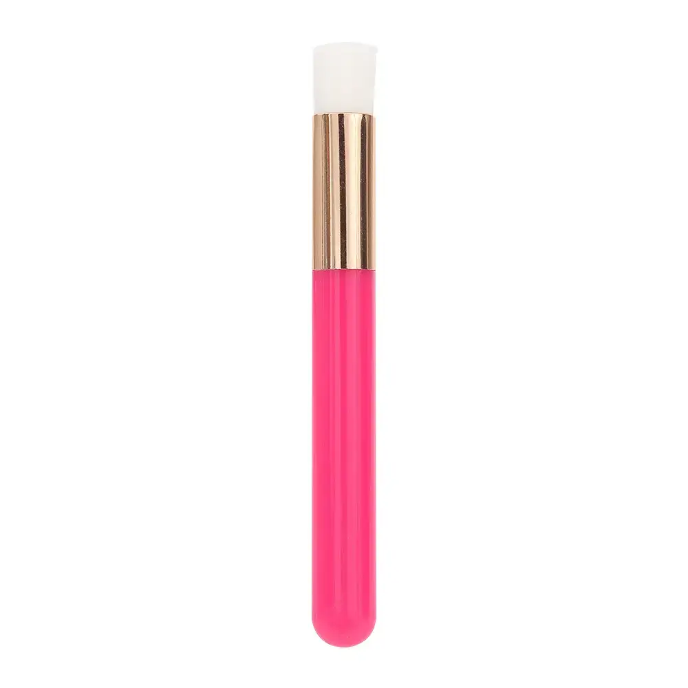 Colored Lip Brush with Matte Black Pattern
