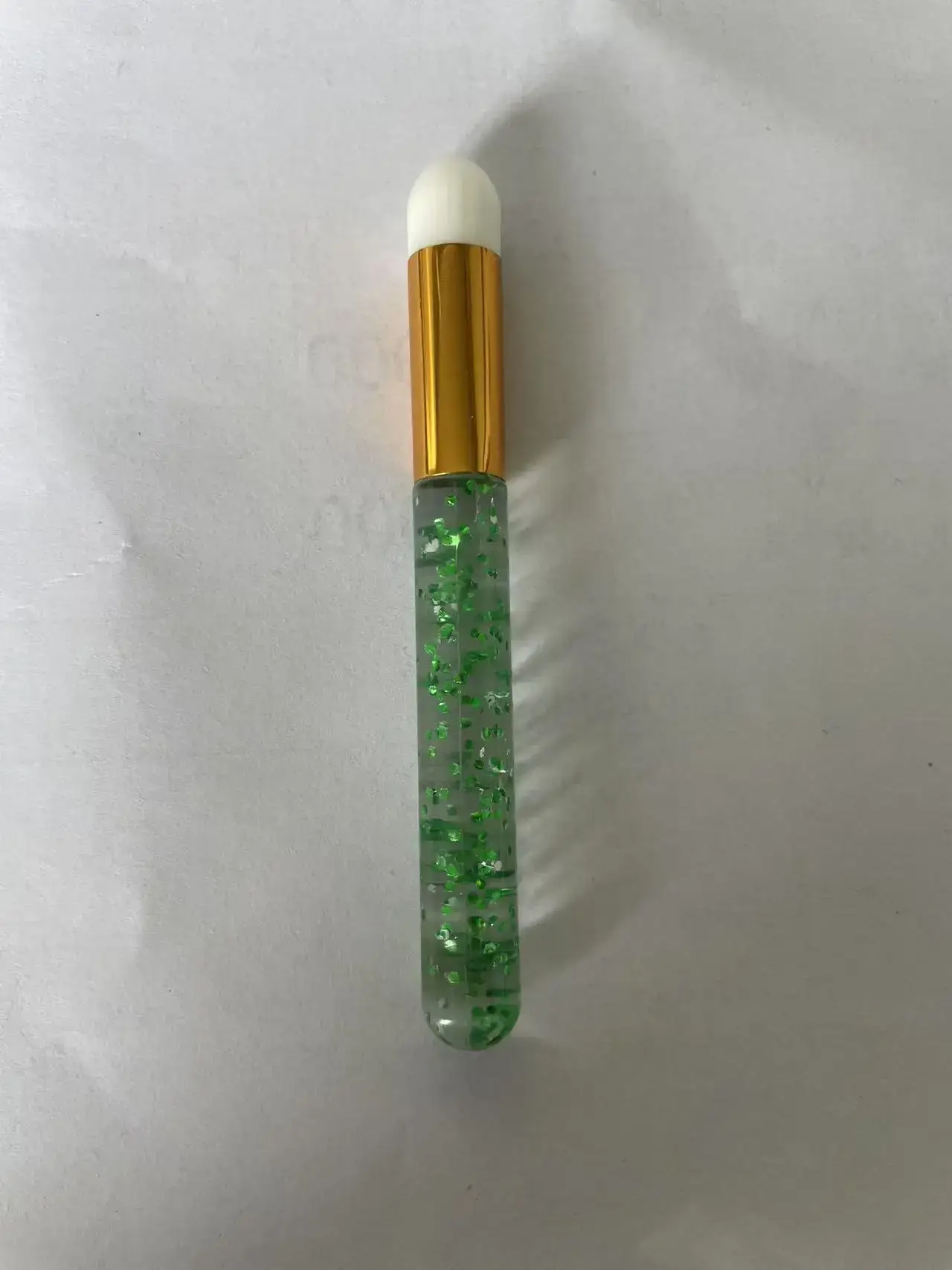 Colored Lip Brush with Matte Black Pattern