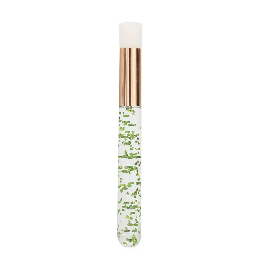 Colored Lip Brush with Matte Black Pattern